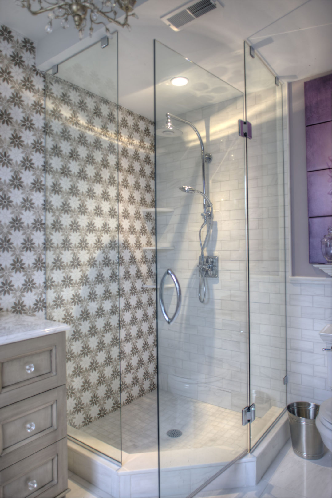 Cape May Showhouse Ensuite Bathoom Shower