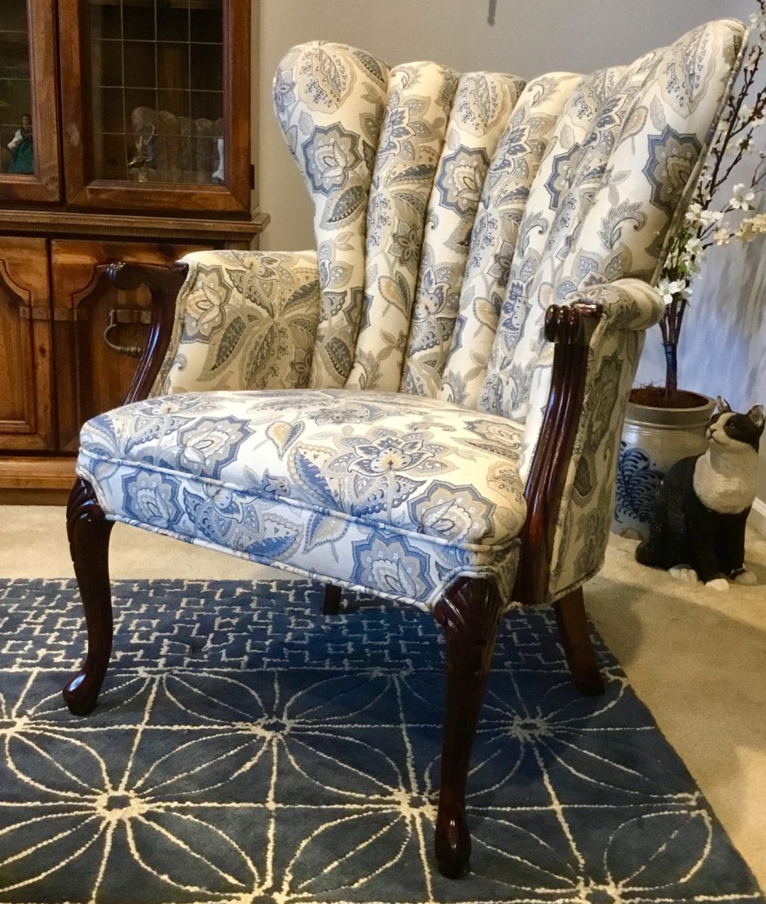 Buttonwood refinished chair