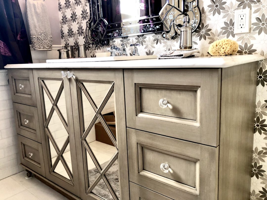 Cape May Showhouse Ensuite Bathroom Vanity Detail