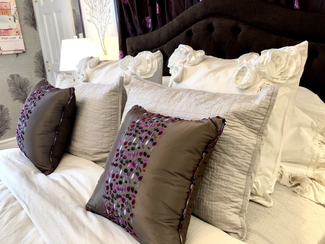 Cape May Showhouse Ensuite Bedroom Bed Detail