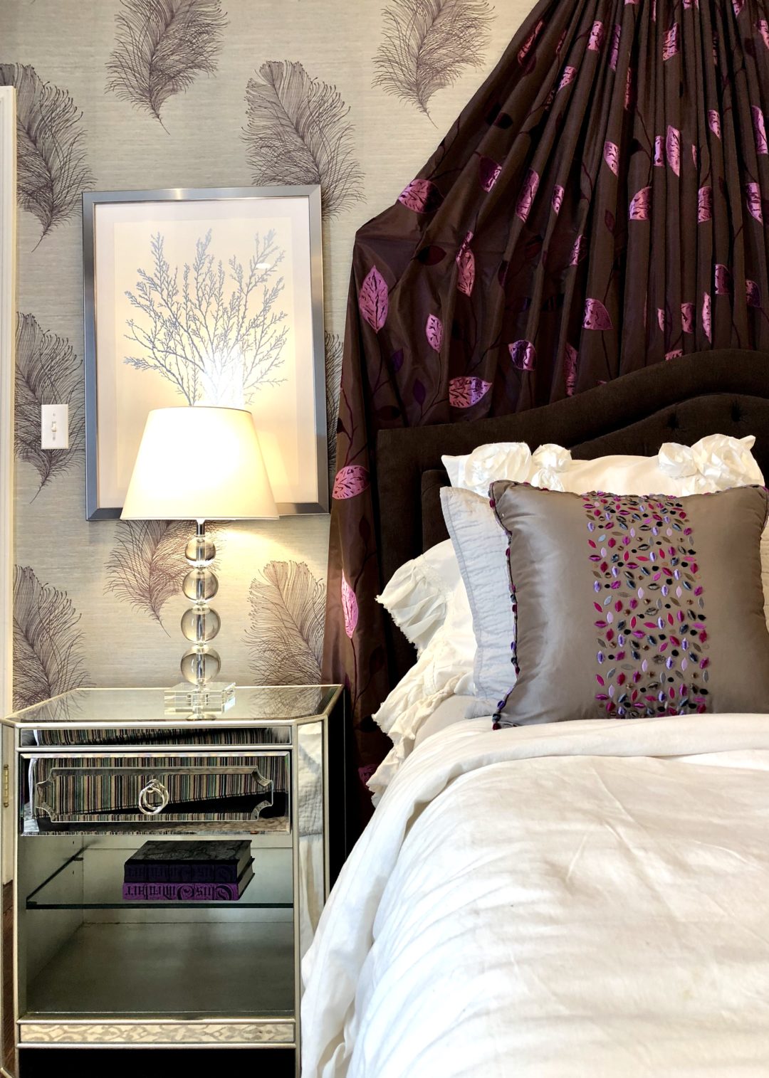 Cape May Showhouse Ensuite Bedroom Nightstand