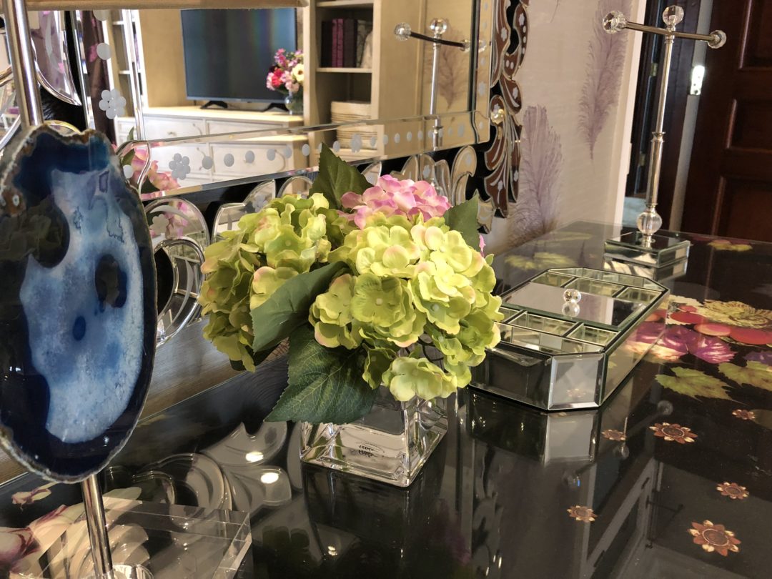 Cape May Showhouse Ensuite Bedroom Desk Detail