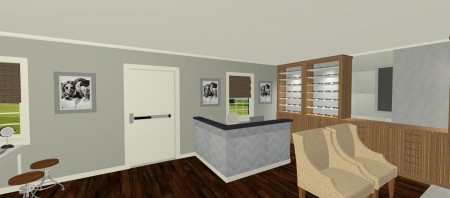 Reception Desk Area